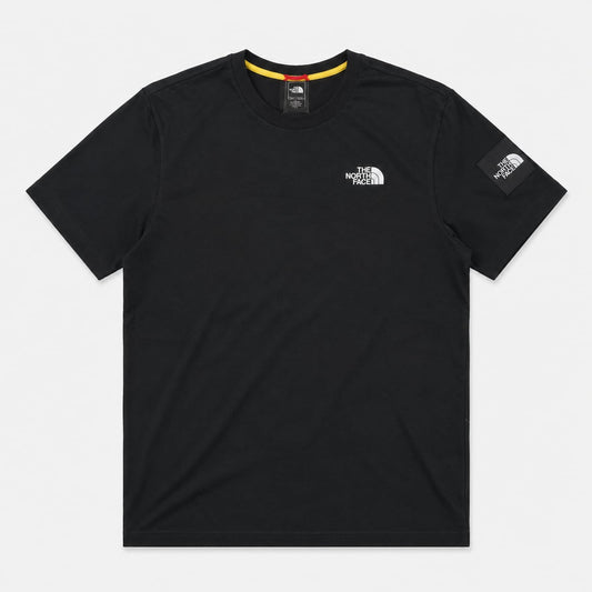 T-SHIRT STAMPA RETRO NERO/GIALLO