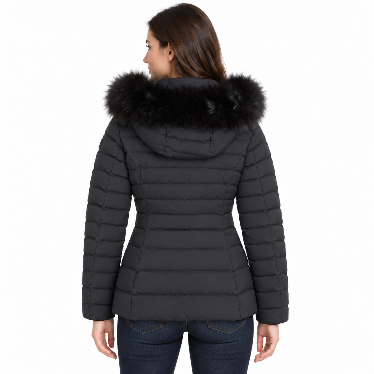 PED4057 NERO DONNA retro