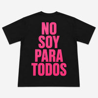 T-SHIRT STAMPA NO SOY PARA TODOS