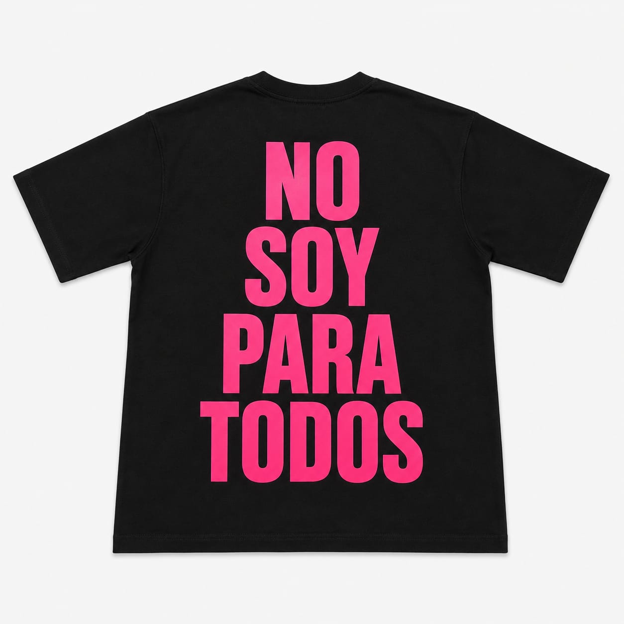 T-SHIRT STAMPA NO SOY PARA TODOS