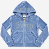 FELPA CROP VELVET DIAMOND GOTHIC