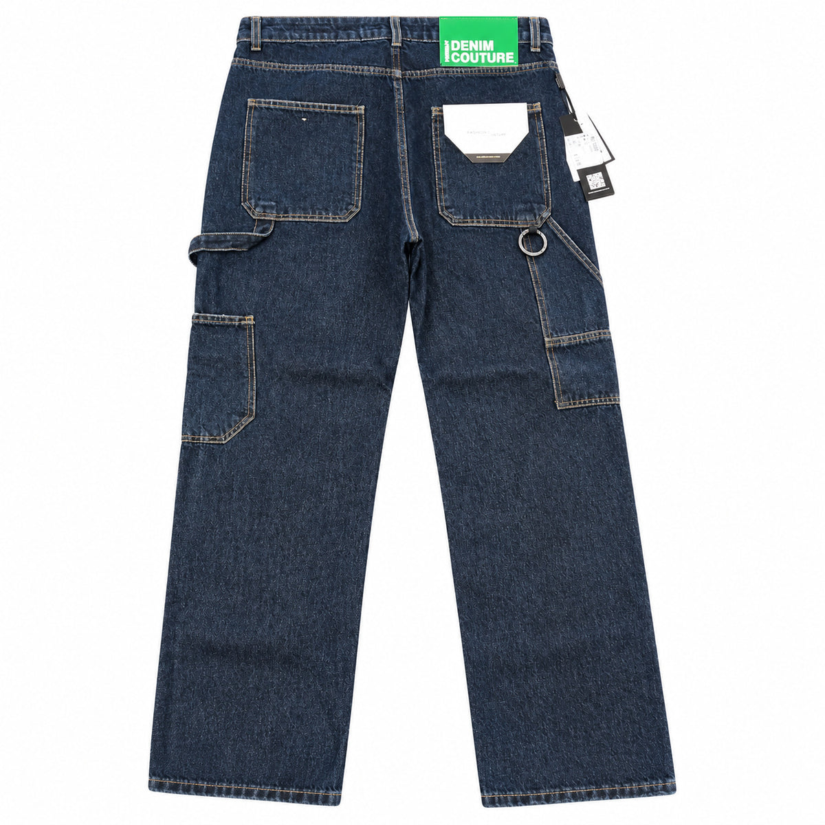 JEANS LARGO CON TASCHE
