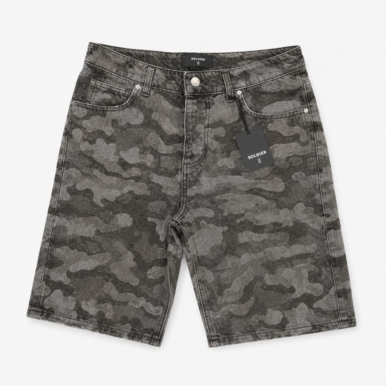 SHORTS DENIM CAMOUFLAGE
