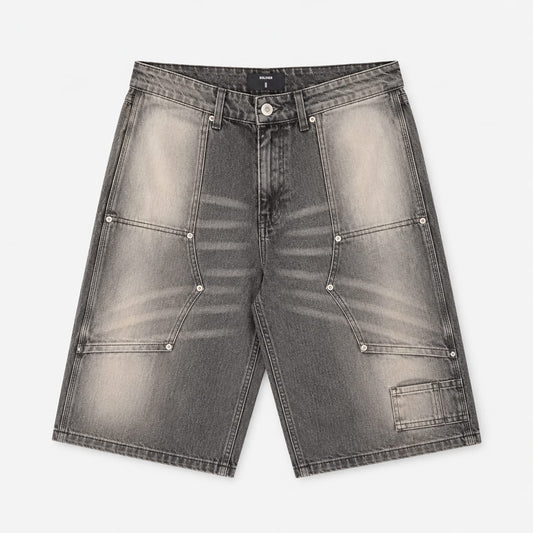 SHORTS DENIM TASCONI LISCIO