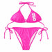 BIKINI MARE TRIANGOLO LACCETTI