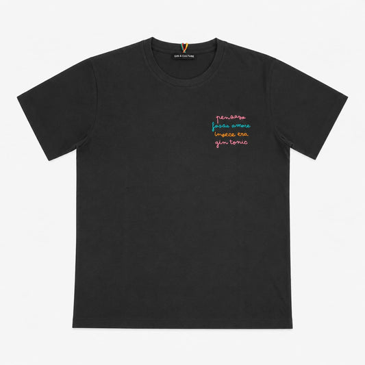 T-SHIRT RICAMO LATERALE