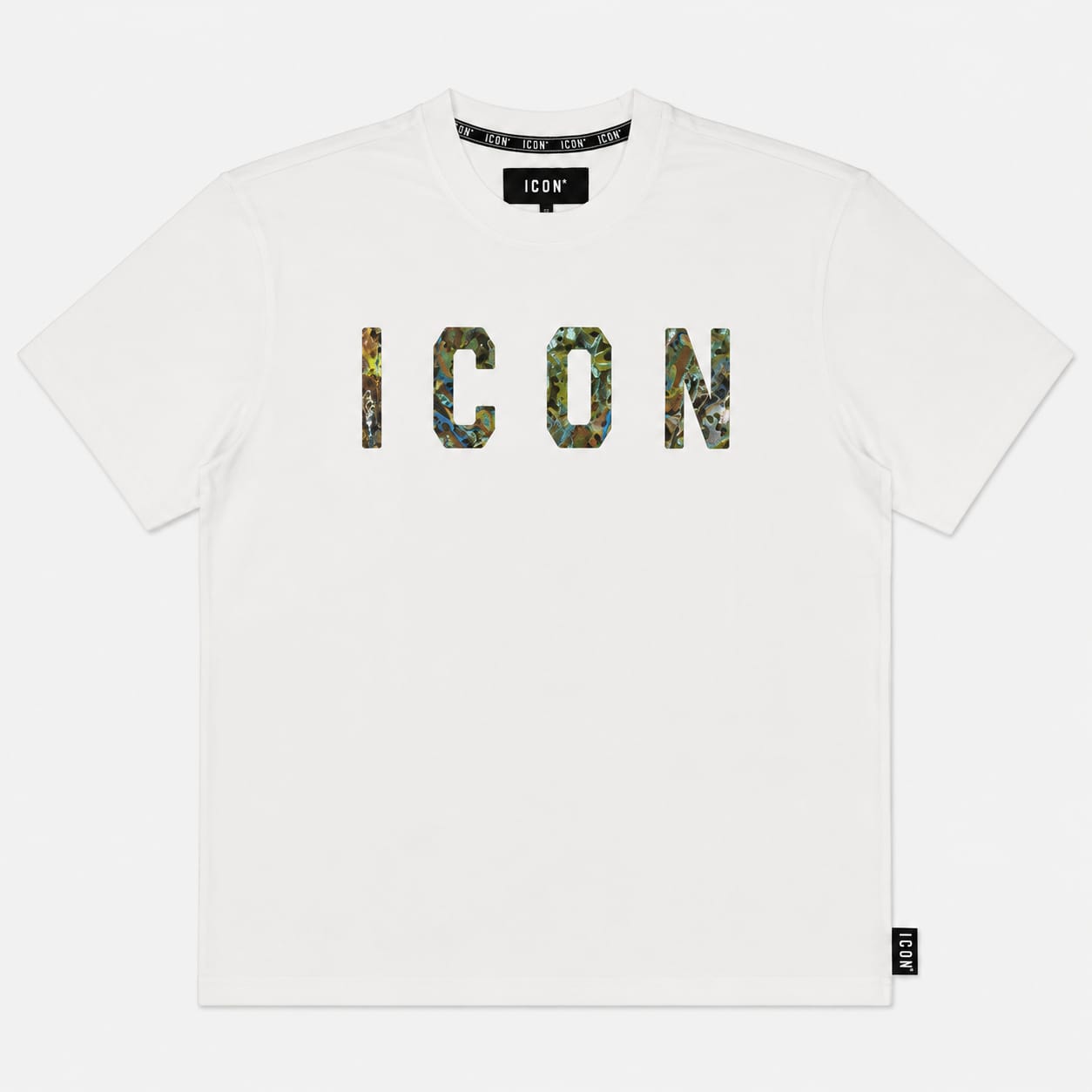 T-SHIRT LOGO OLOGRAFICO