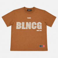 T-SHIRT LOGO STRISCIA