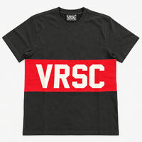 VRSC Couture T-shirt nera con fascia rossa VS26028000