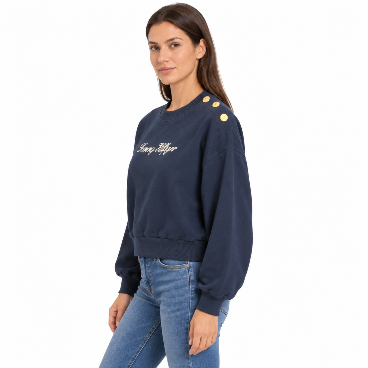 WW0WW48783 BLU DONNA laterale