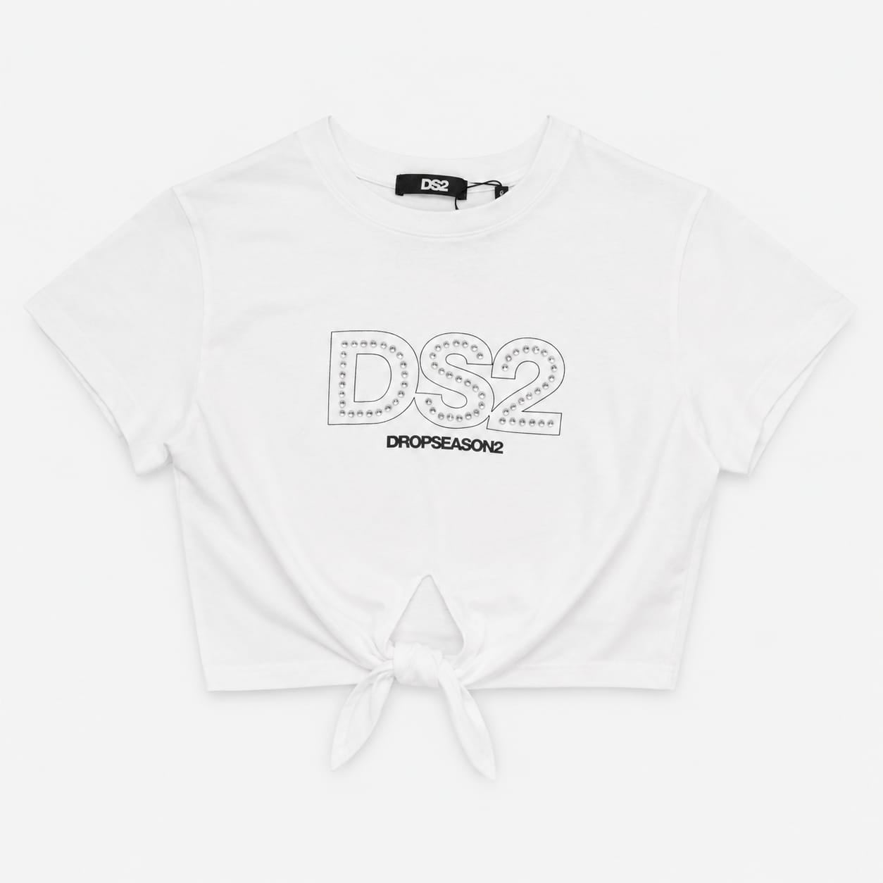 T-SHIRT NODO STRASS