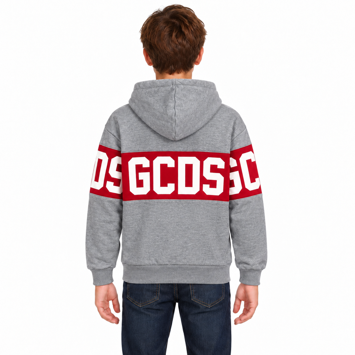 Z0UJQE583F004 GRIGIO-ROSSO JUNIOR retro