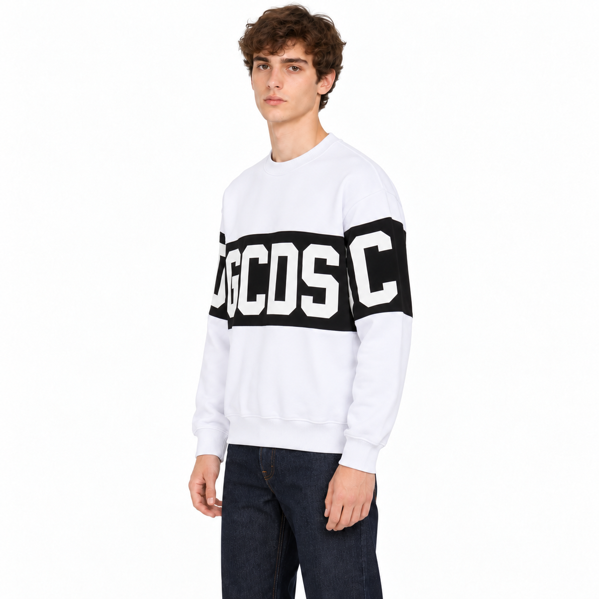 Z0UJQE584F004 BIANCO-NERO RAGAZZO laterale