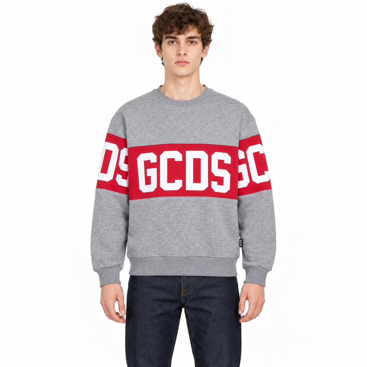 Z0UJQE584F004 GRIGIO-ROSSO RAGAZZO centrale