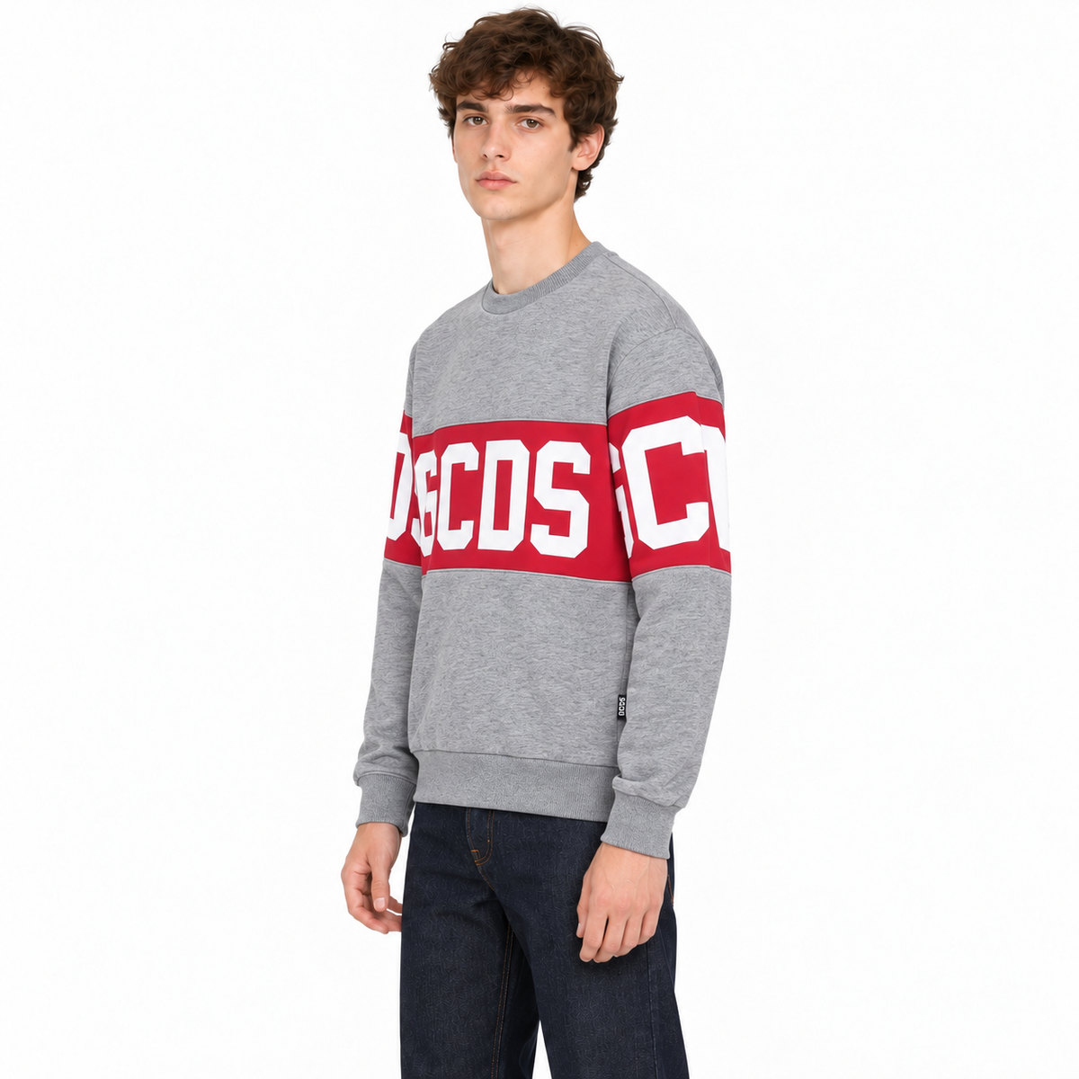 Z0UJQE584F004 GRIGIO-ROSSO RAGAZZO laterale