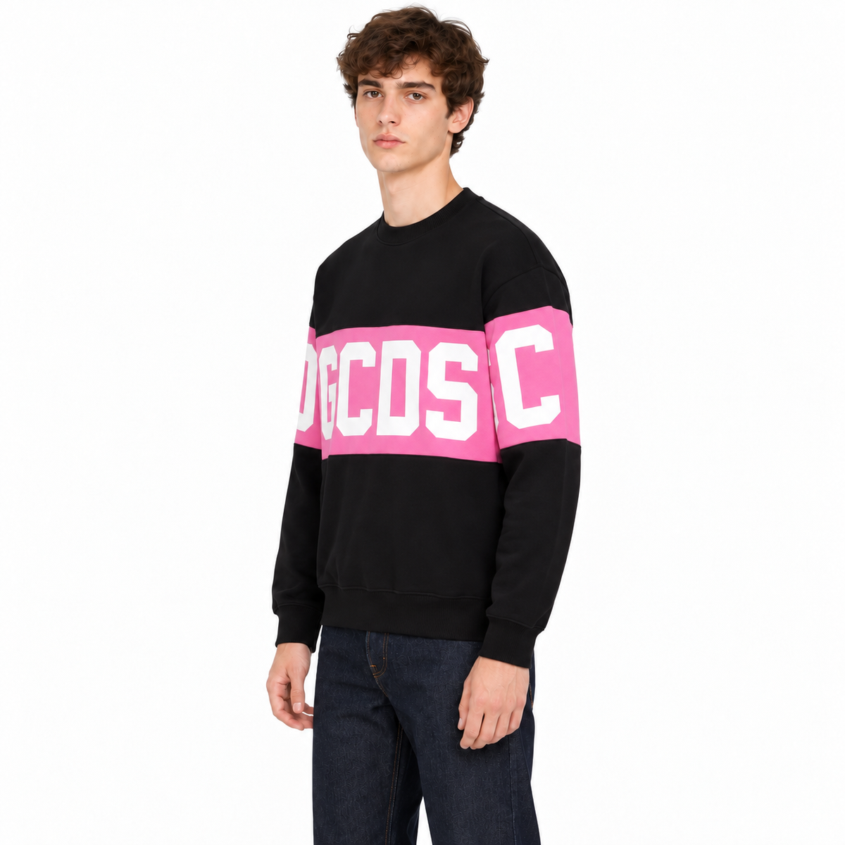 Z0UJQE584F004 NERO-ROSA RAGAZZO laterale
